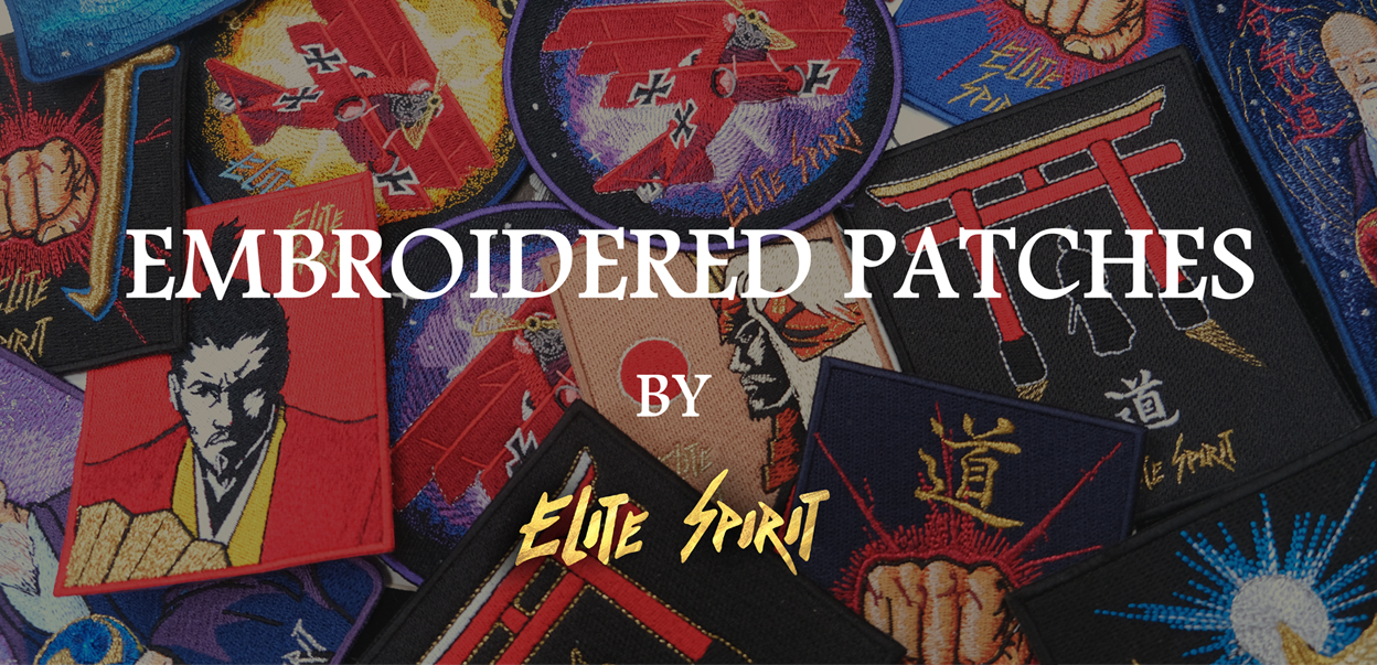 samurai embroidered patches