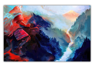 Samurai Spirits Landscape Art Painting