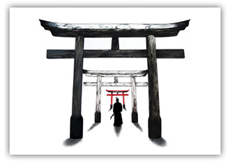 Torii Gates Art