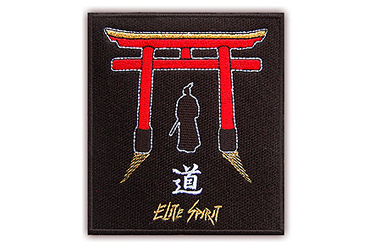 embroidered patches samurai martial arts warriors