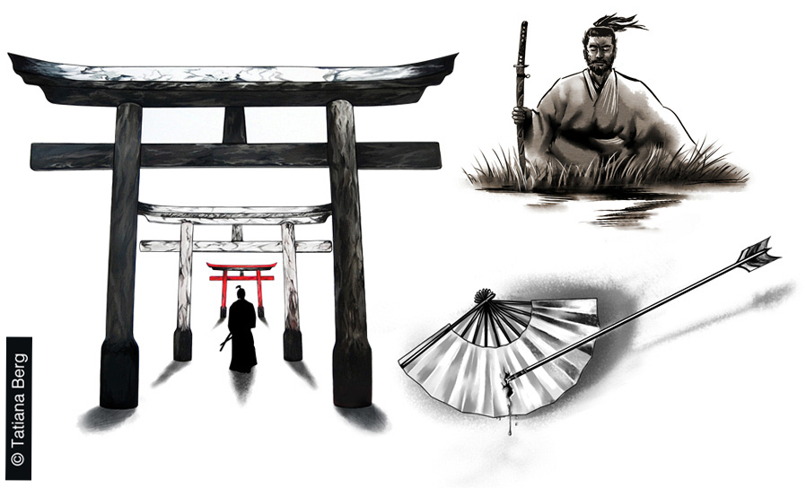 Samurai Tattoo designs themes templates and downloadable graphic elements  on Dribbble